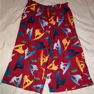 Boy’s Colorful Surfboard Print Sleeping Shorts Size 12/14